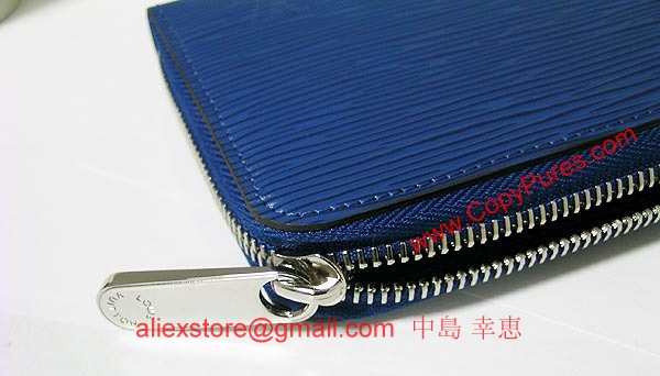 ルイヴィトンエピ ジッピーウォレット財布 サフィールM60435